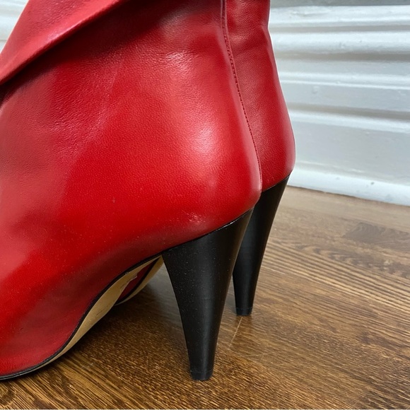 IRO Fawn Bootie in Red - Picture 8 of 11